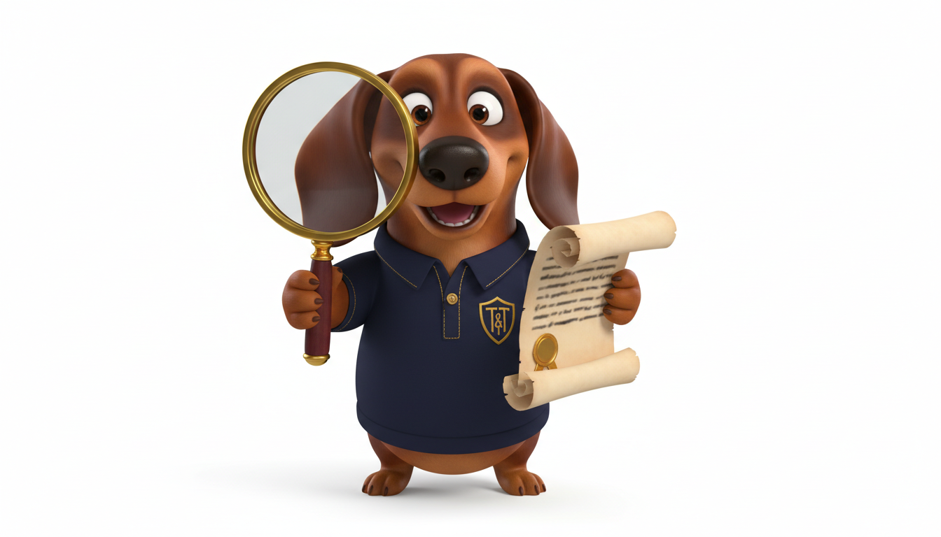 Mascote Bidu com lupa — Transparência